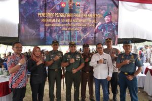 KASAD Jenderal TNI Dr. H. Dudung Abdurachman Meresmikan Penggunaan Fasilitas Air Bersih