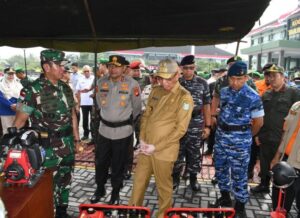 Danlantamal XII Hadiri Apel Gelar Pasukan Karhutla Kalimantan Barat