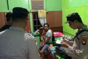 Polsek Sekayam Lakukan Razia Rutin, Kedapatan Pasangan Bukan Suami Istri Terciduk Ngamar