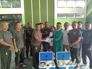 Donor Darah Dalam Rangka Memperingati HUT RI ke 78 di Kodim 0711/Pml.