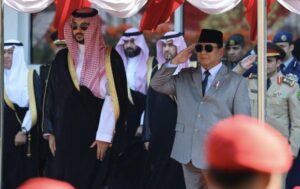 Gelar Pasukan Menhan RI, Prabowo Subianto Sambut Menhan Kerajaan Arab Saudi