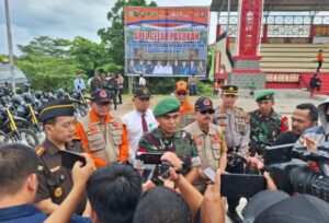 Apel Siaga Karhutla, Danrem 121/Abw Perintahkan Prajurit Proaktif Mencegah Kebakaran Hutan Tahun 2023