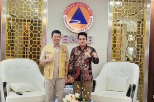 Henry Ardianto Silaturahmi ke Markas BNPB RI
