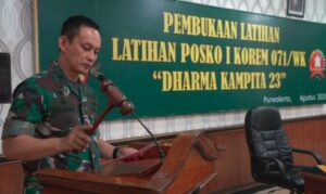 Kasdam IV/Diponegoro Buka Latposko-I Korem 071/Wijayakusuma “Dharma Kampita 23”