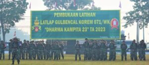 Optimalkan Latposko-I, Korem Wijayakusuma Lakukan Gladi Lapang Latihan Penanggulangan Bencana Alam di Wilayah
