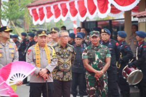 Pangdam XII/Tpr Bersama Forkopimda Dampingi Kunjungan Kerja Kapolri di Satbrimob Polda Kalbar