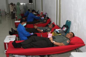 Sambut Hari Jadi ke 78, Corps Keuangan TNI AD Gelar Donor Darah