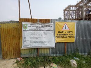 Proyek Pembangunan Gedung Kantor Sat Pol PP Memakan Korban Seorang Pekerja Tewas