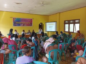 Upaya Cegah Stunting, Plh Danramil 1204 – 03 / Beduai Hadiri Sosialisasi Stunting