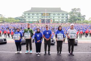 Kompak dan Semangat, Pangdam XII/Tpr Bersama Ribuan Prajurit Laksanakan Joget Komando Kolosal
