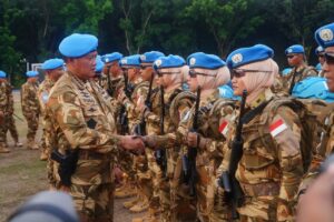 TNI Dipercaya Jaga Perdamaian Di Afrika Tengah, Panglima TNI: Ini Tugas Mulia Dan Kehormatan