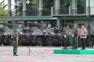 Kasdam XII/Tpr Pimpin Apel Gelar Pasukan PAM VVIP RI-1