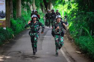 Prajurit Yonarhanud 2 Kostrad Adu Ketangkasan Lintas Medan