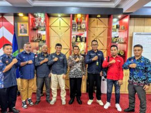 PJ Bupati Sanggau Terima Audensi IKatan Wartawan Sanggau.