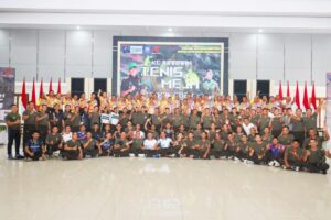 Kasdam Resmi Buka Kejuaraan Tenis Meja Piala Pangdam XII/Tpr