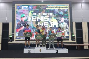 Kejuaraan Tenis Meja Piala Pangdam XII/Tpr Resmi Ditutup
