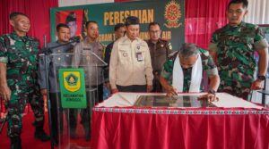 Pangkostrad Resmikan Titik Air Di Desa Singajaya Bogor