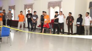 Polres Sekadau Gelar Rekonstruksi Tindak Pidana KDRT Berujung Kematian Ibu Kandung