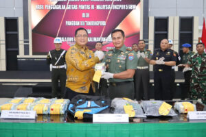 Pangdam XII/Tpr Serahkan Sabu Sebanyak 10,54 Kg Ke BNN Kalbar
