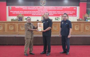 Rapat Paripurna Penyampaian Nota Pengantar KUA PPAS-APBD Perubahan TA 2024