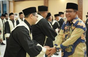 41 orang Dewan Hakim dan Sekretariat Musabaqah Tilawatil Quran (MTQ) XXXII Tingkat Kabupaten Sanggau Tahun 2024 dilantik