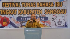 Pj Sekda Buka Festival Tunas Bahasa Ibu Tingkat Kabupaten Sanggau