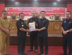 Pj Bupati Sanggau Hadiri Paripurna LKPJ 2023