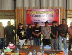 Coffee Morning Kapolres Sekadau Bersama Awak Media.