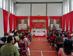 Perayaan Natal dan Tahun Baru bersama di Lapas Kelas IIB Singkawang