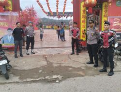 Ibadah Perayaan Imlek 2576 Tahun 2025 di Kabupaten Sanggau Dalam Pengamanan Polisi