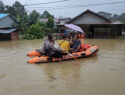 Banjir Dibeberapa Kecamatan Lumpuhkan Akses Kecamatan Bahkan Jalan Negara Lumpuh Total