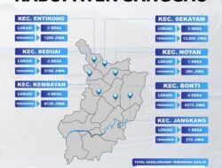 Sepekan Banjir Di kabupaten Sanggau  30.962 Jiwa dari 7 Kecamatan terdampak