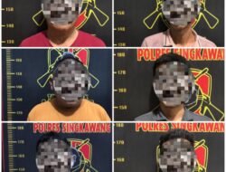 Enam Pemain Judi Liong Fu Diangkut Polisi dan Amankan Barang Bukti Uang Tunai Rp 4.477.000.