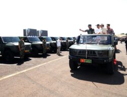 Pangkostrad Hadiri Penyerahan 650 Unit Ransus Maung dari Kemhan untuk Perkuat Pertahanan NKRI