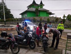 Cegah Balap Liar Selama Ramadhan Polres Sanggau Patroli Subuh