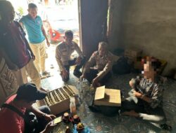 Polsek Sekayam Amankan Miras Dari Malaysia