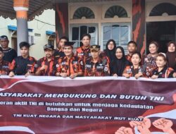 Pemuda Pancasila Dan Elemen Masyarakat Sanggau Maju Dukung Revisi UU TNI