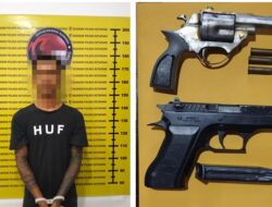 Polsek Tumbang Titi Amankan Pria Pemilik Senjata Api Rakitan Beserta Amunisi dan Narkoba Jenis Sabu Serta 16 Butir Ektasi