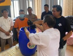 Sat Res Narkoba Polres Singkawang Musnahkan Barang Bukti Sabu