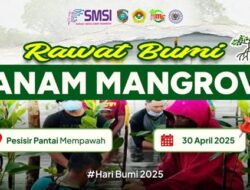 Peduli Lingkungan, SMSI Kalbar Gelar Workshop dan Penanaman 1.500 Batang Mangrove di Mempawah
