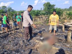 Pria Tua Tewas Terjebak Api Saat Bersihkan Kebun Sawit