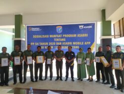 ASABRI Berikan Sosialisasi Kepada Anggota Kodim 1209/Bengkayang dan Persit