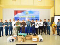 Cegat Dua Kapal, Lantamal XII Endus Pengangkutan 84 Ton Arang Bakau
