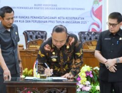 Bupati ketapang Tanda Tangani Nota Kesepakatan Perubahan KUA PPAS