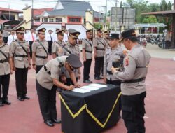 Kapolres Sanggau Pimpin Sertijab, Dorong Pejabat Baru Pahami Situasi dan Dekati Masyarakat