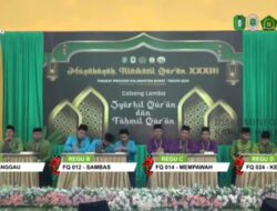 Tim Fahmil Putra Sanggau Raih Juara 3 di MTQ Kalbar : Raihan Akhiri Momen Manis dengan Pahit di Final