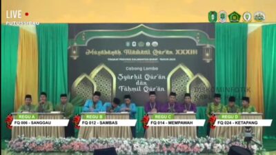 Tim Fahmil Putra Sanggau Raih Juara 3 di MTQ Kalbar : Raihan Akhiri Momen Manis dengan Pahit di Final