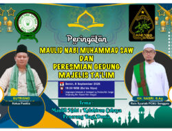 Peringati Maulid Nabi, Jama’ah Yasin Wali Songo dan Sholawat Jamuniro Sanggau Resmikan Gedung Majelis Ta’lim