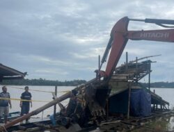 Polisi Gerebek Tambang Emas Ilegal di Belitang, Satu Orang Jadi Tersangka
