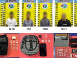 Polsek Toba Amankan Enam Pelaku Narkoba di Tiga Lokasi Berbeda, 41 Paket Sabu Disita